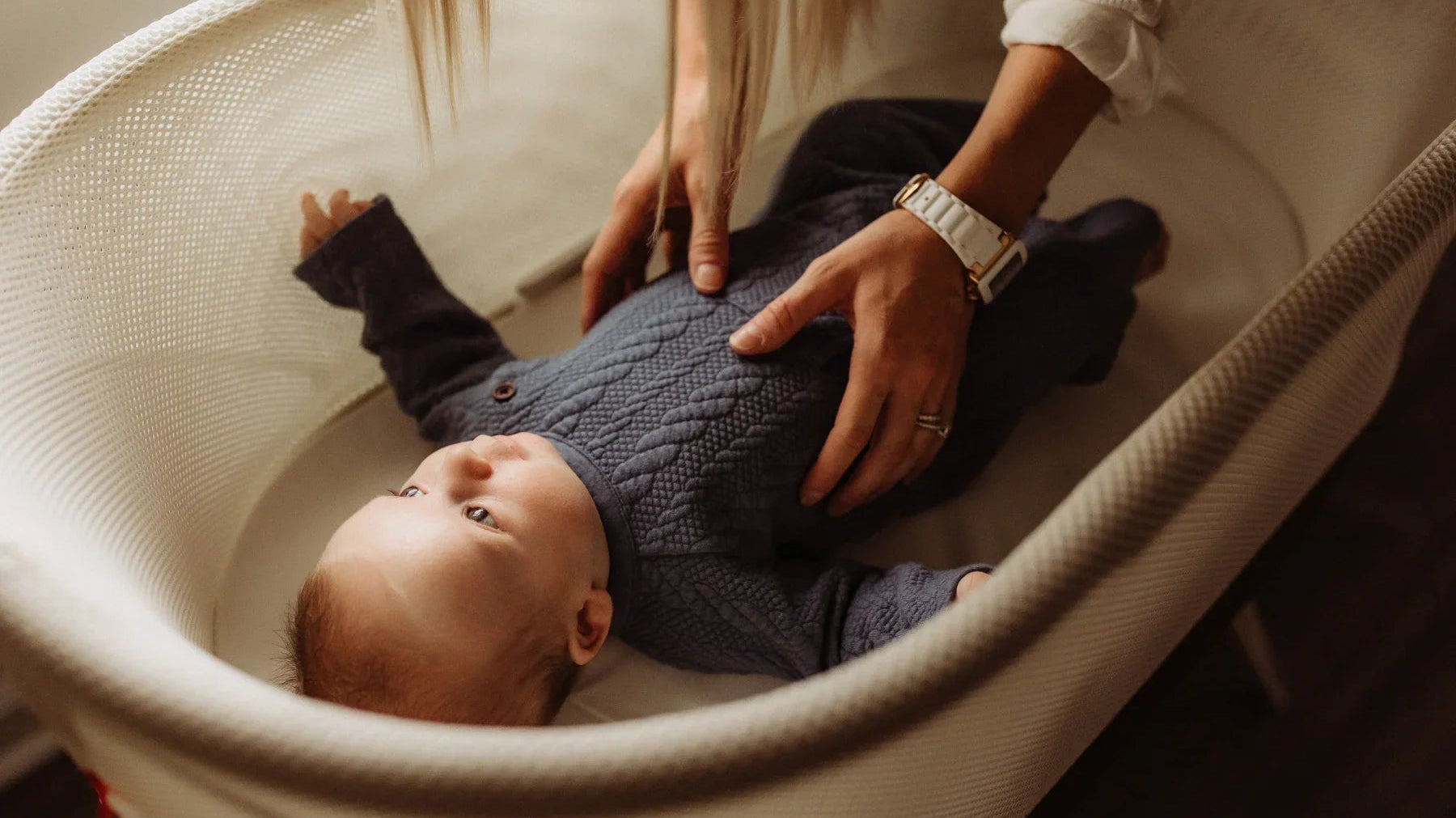 How to Get Your Newborn to Sleep in a Bassinet