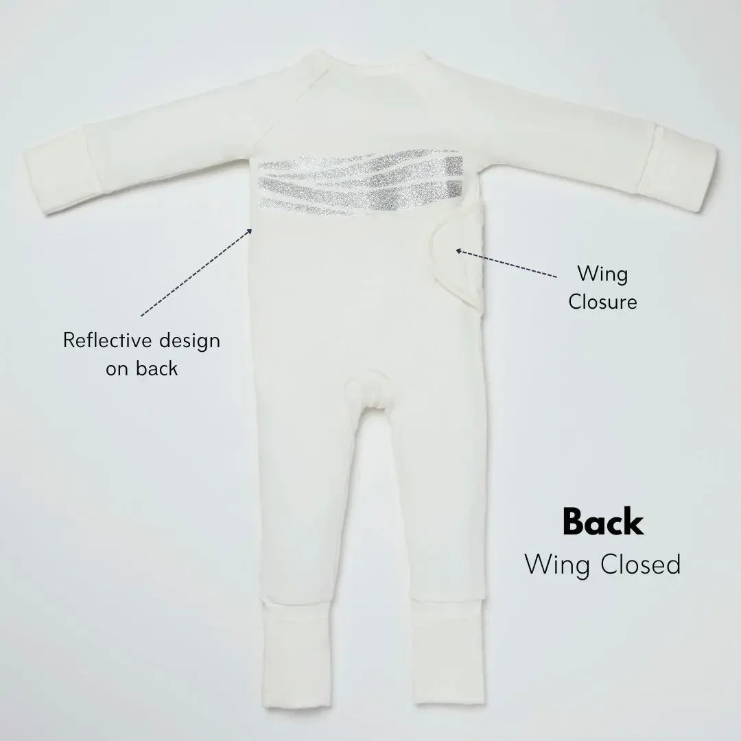 Breathing Reassurance Convertible Baby PJ's Sleep of Mind