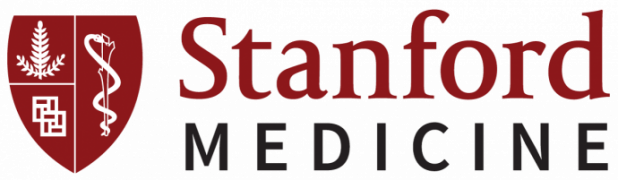 Stanford Medicine logo with red and black text on a white background
